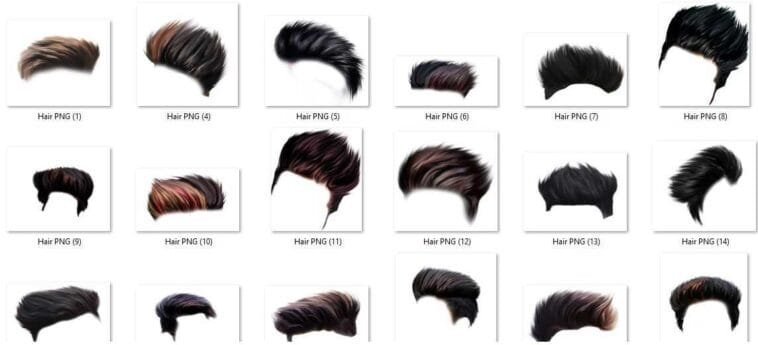 50+ Hair PNG HD - Best Hairstyle PNG HD 2023 HAIR PNG