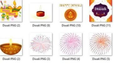 Diwali Text PNG