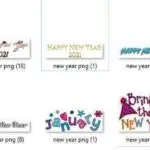 Happy New year png