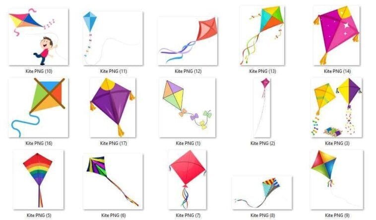 Download Best Kite PNG Images – 15+ HD PNG Zip File 2023 Kite PNG