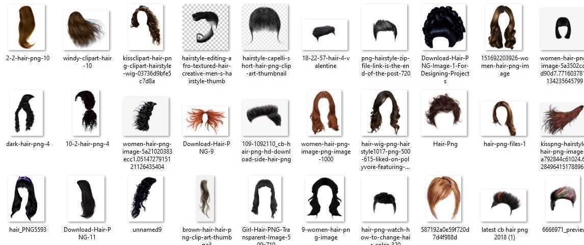 Download Hair PNG-Best Hairstyle PNG HD 2020 (Man And Woman)
