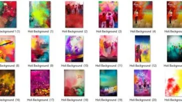 Holi Photo Editing Background