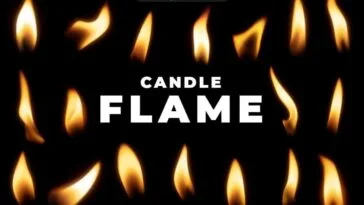 Candle Flame Overlays Images