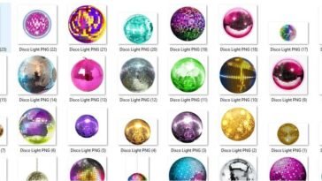 Disco Ball PNG, Disco Light png