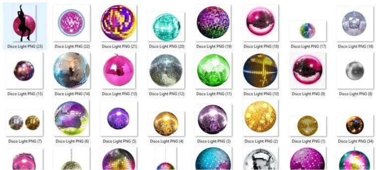 Disco Ball PNG, Disco Light png