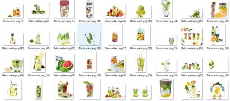Detox Water PNG