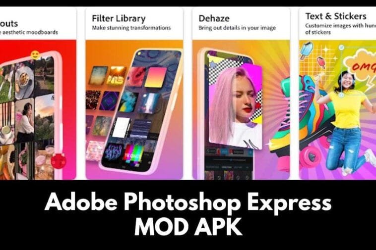 Download Adobe Photoshop Express MOD APK v15.0.183 (Premium+Full Unlocked) Adobe Photoshop Express MOD APK